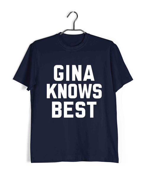 3 TV Series GINA KNOWS BEST Custom Printed Graphic Design T-Shirt for Men